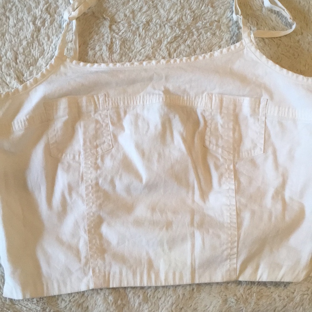 Authentic Vintage  Ralph Lauren White Crop Top